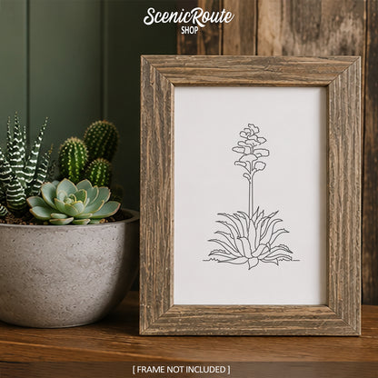 Century Plant Art Print