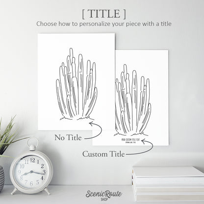 Organ Pipe Cactus Art Print