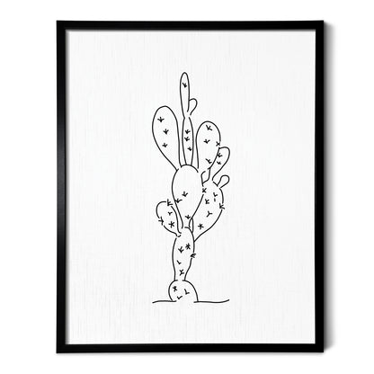 Prickly Pear Cactus Art Print