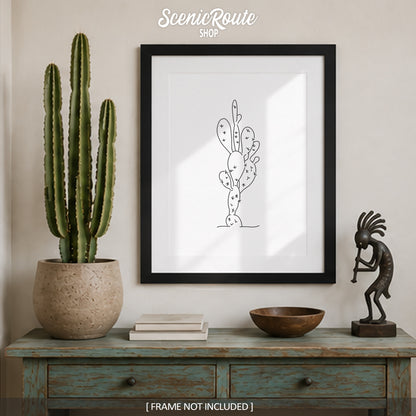 Prickly Pear Cactus Art Print