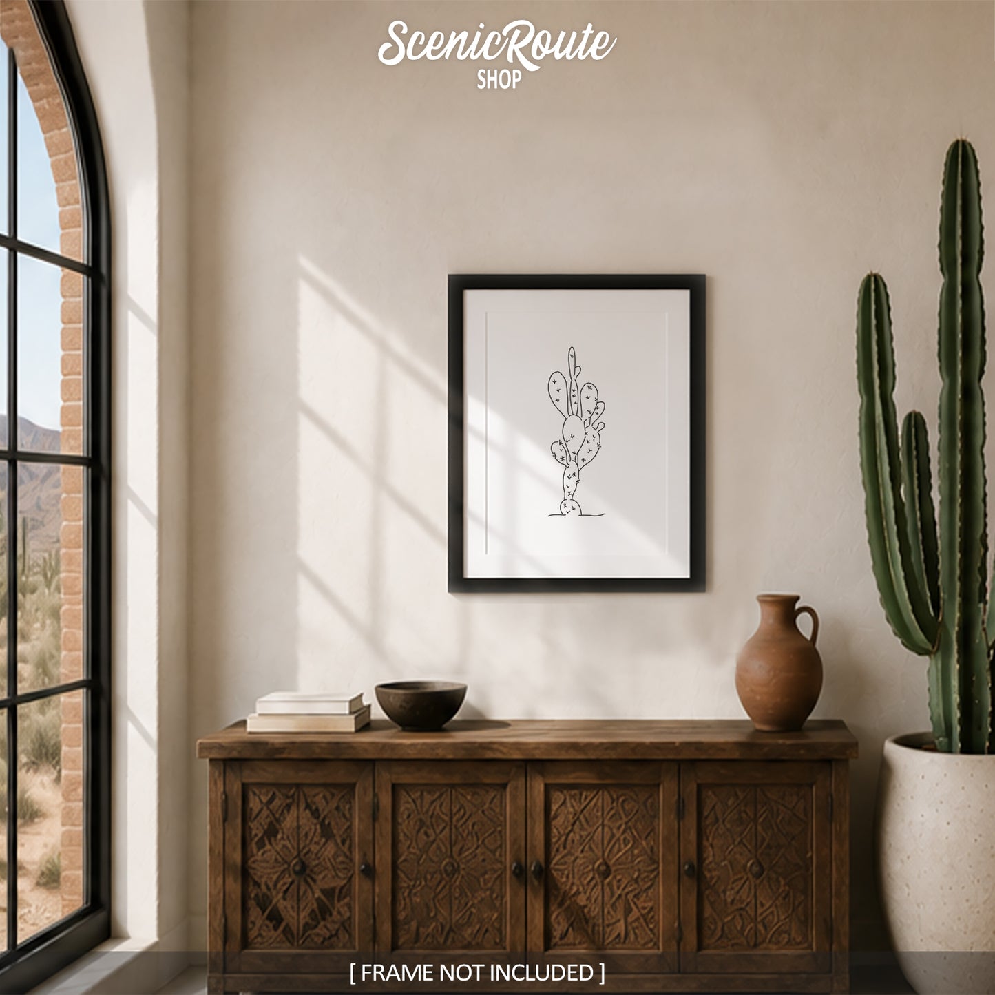 Prickly Pear Cactus Art Print