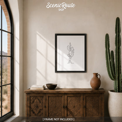 Prickly Pear Cactus Art Print