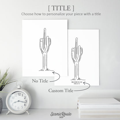 Saguaro Cactus Art Print