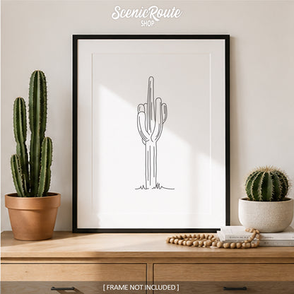 Saguaro Cactus Art Print
