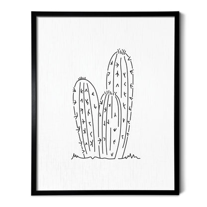Torch Cactus Art Print