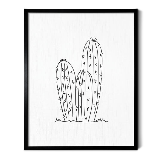 Torch Cactus Art Print