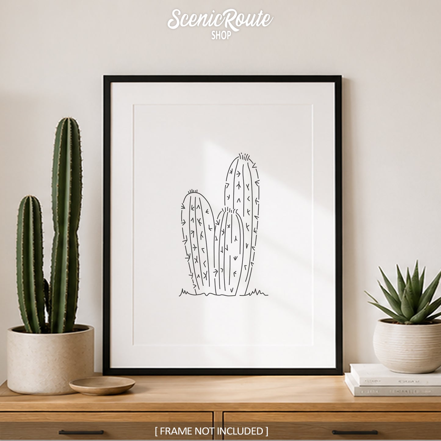 Torch Cactus Art Print