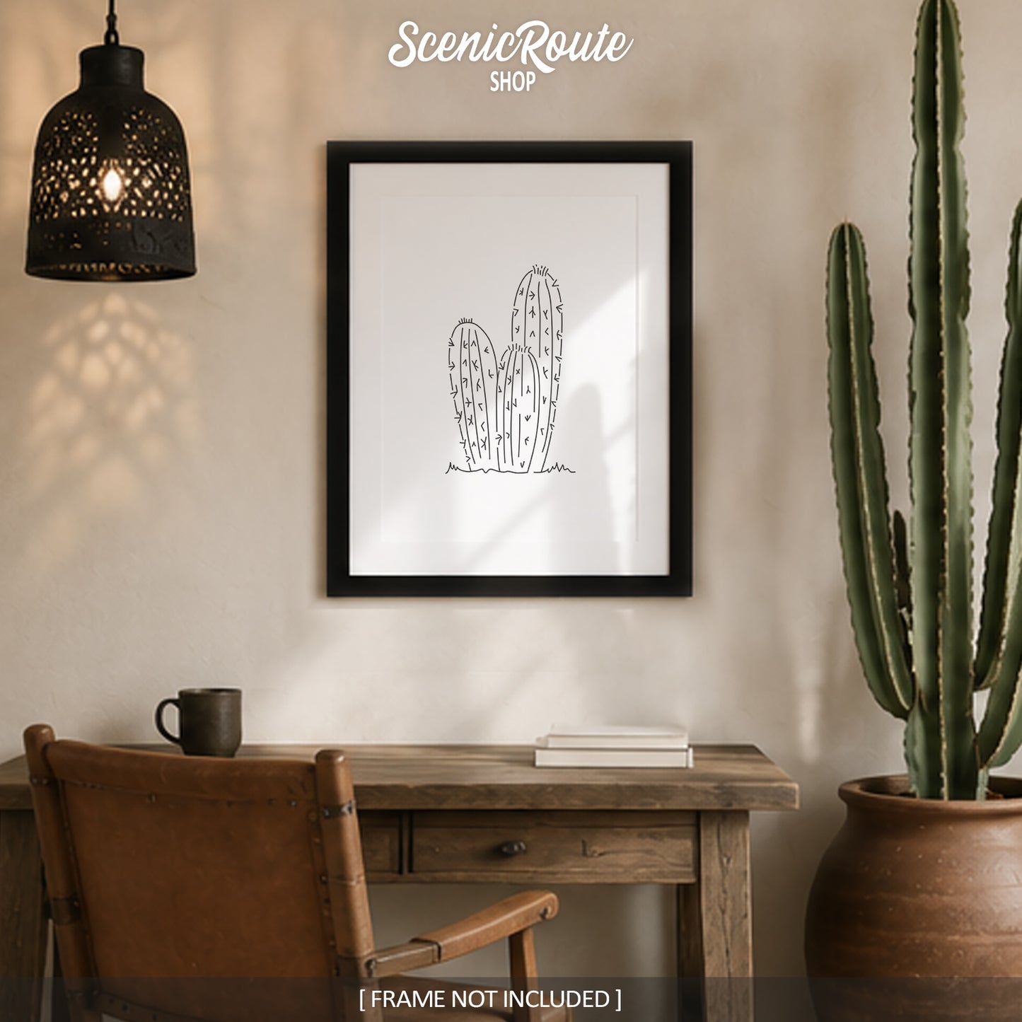 Torch Cactus Art Print