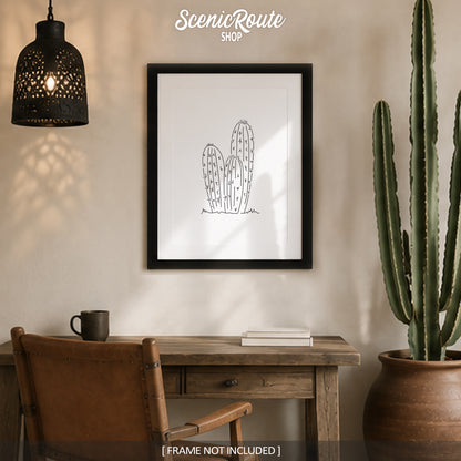 Torch Cactus Art Print
