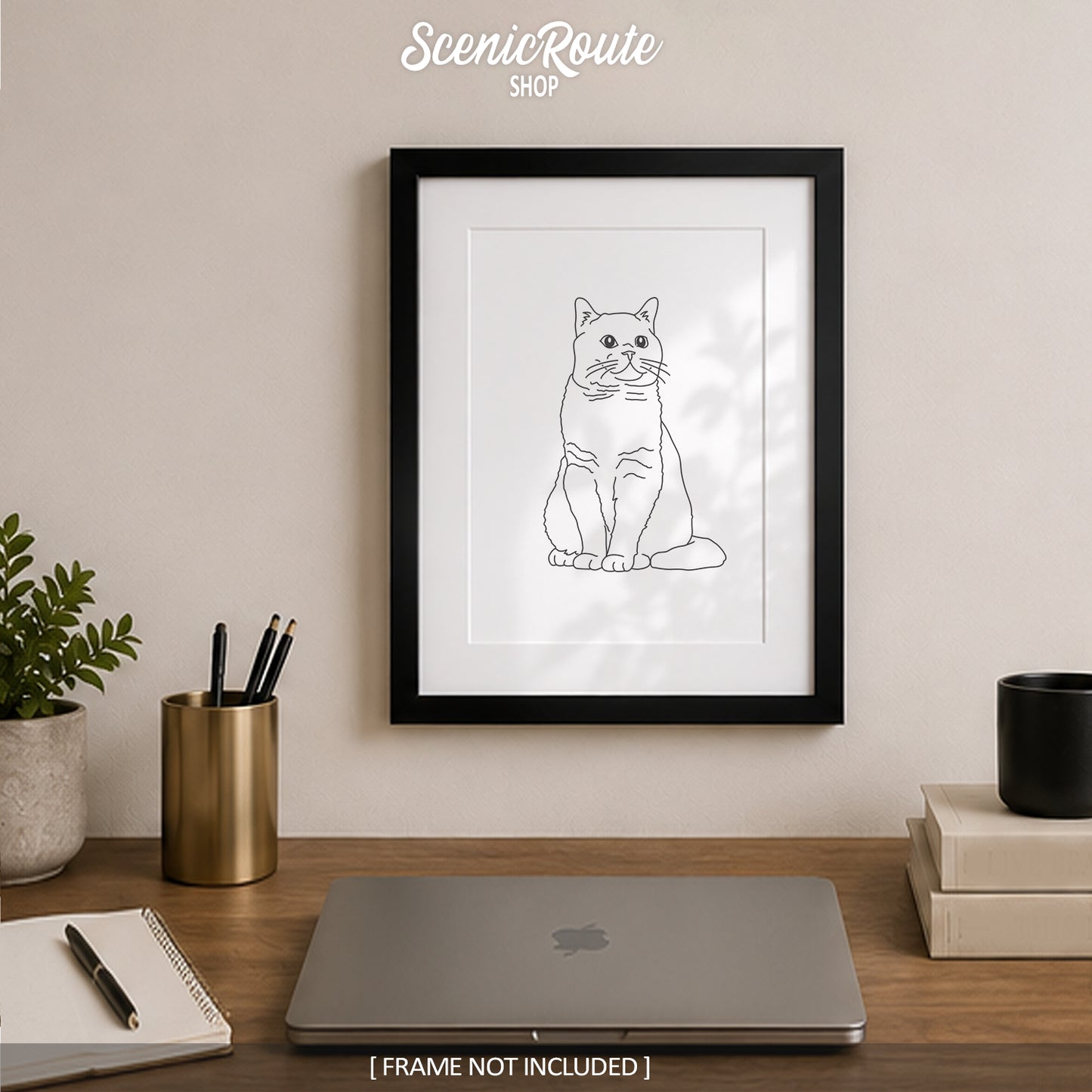 British Shorthair Cat Art Print