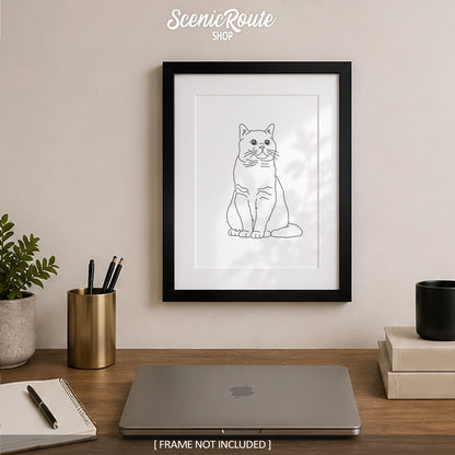 British Shorthair Cat Art Print