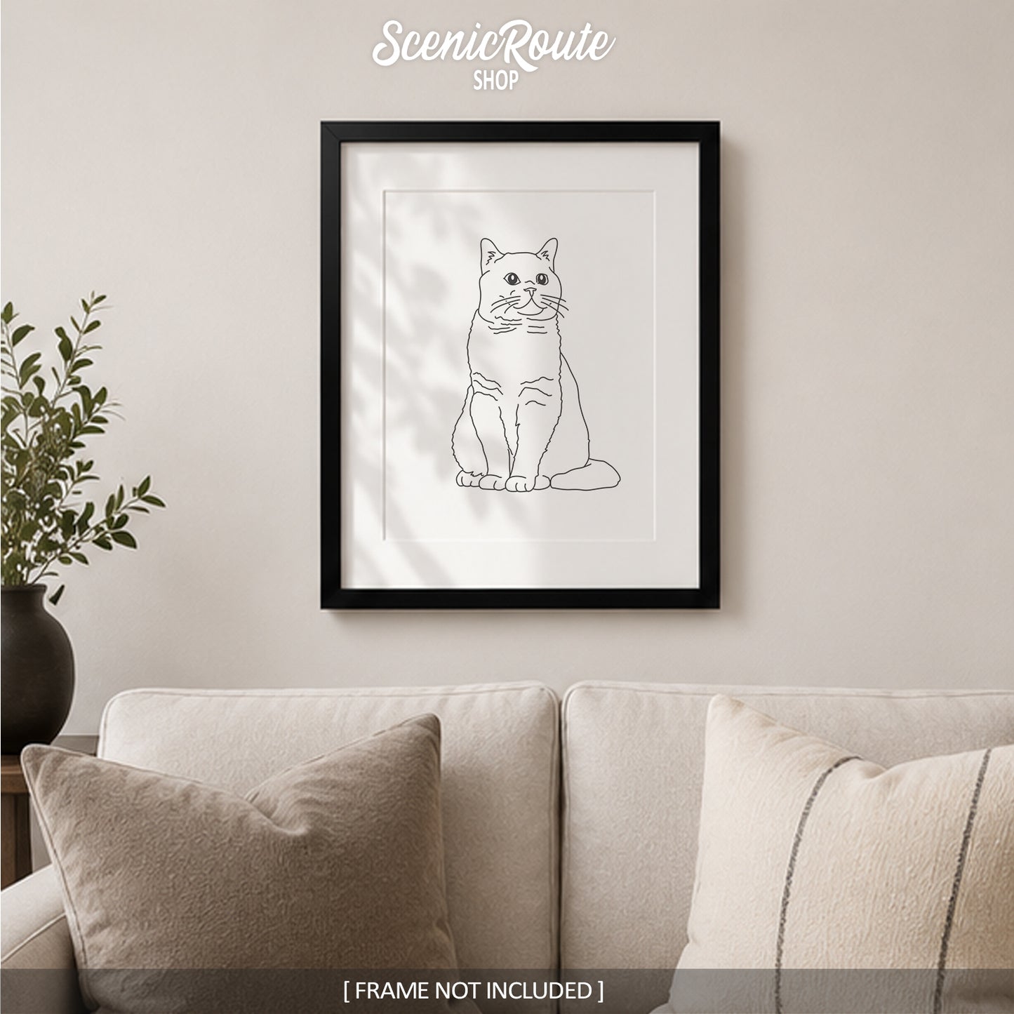 British Shorthair Cat Art Print