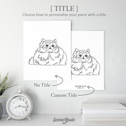 Himalayan Cat Art Print