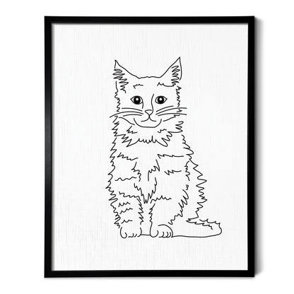 Maine Coon Cat Art Print
