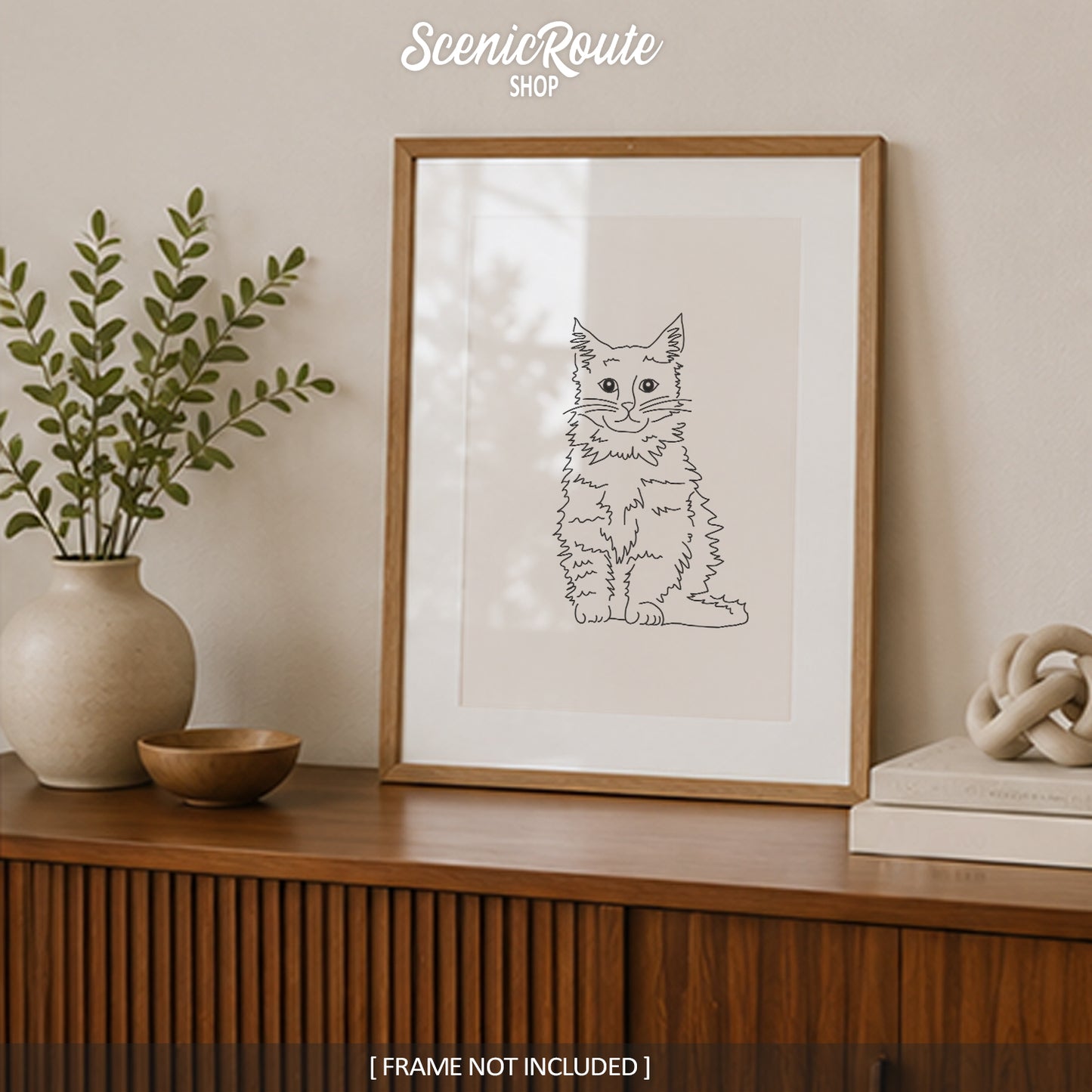 Maine Coon Cat Art Print