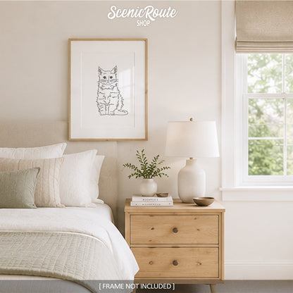 Maine Coon Cat Art Print
