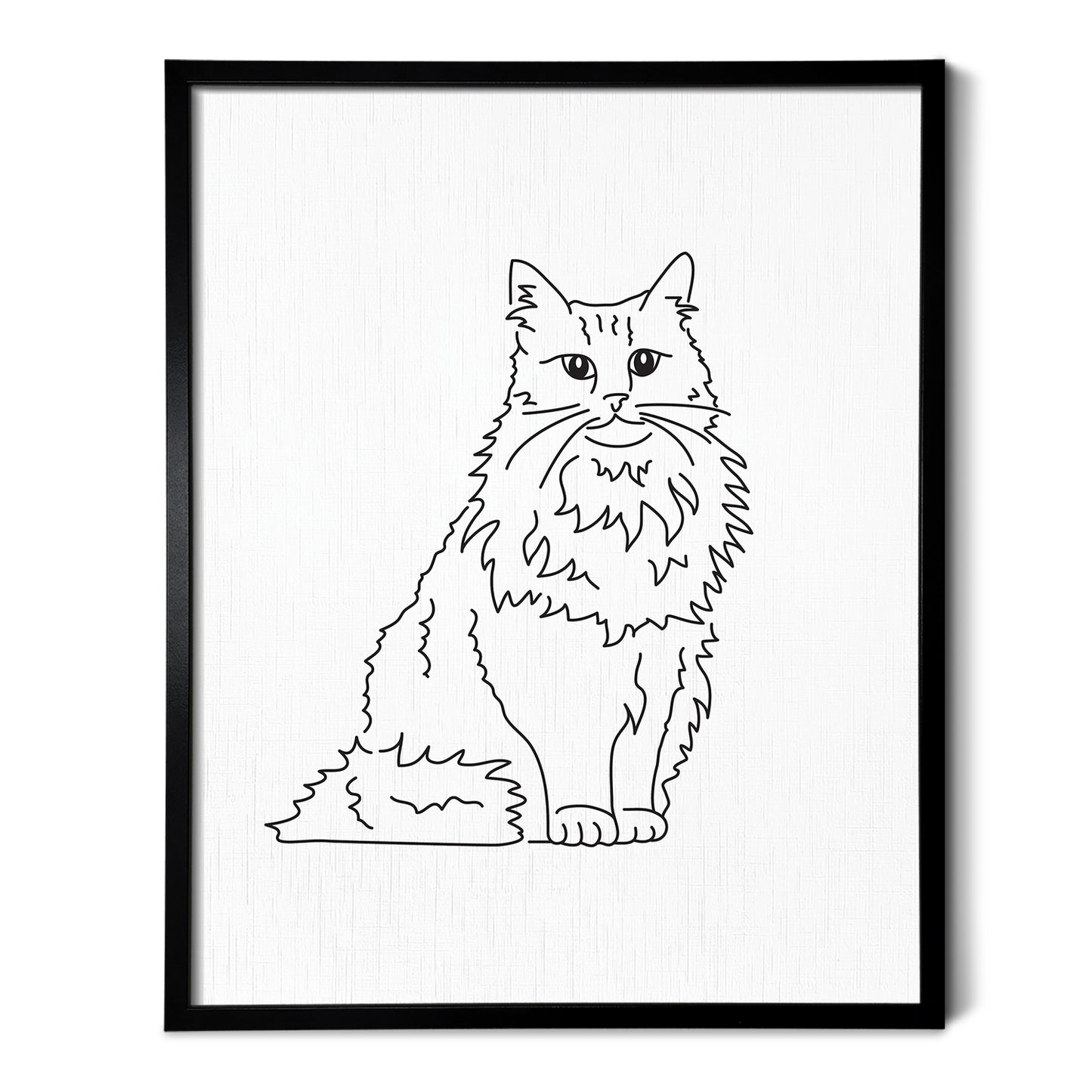 Norwegian Forest Cat Art Print
