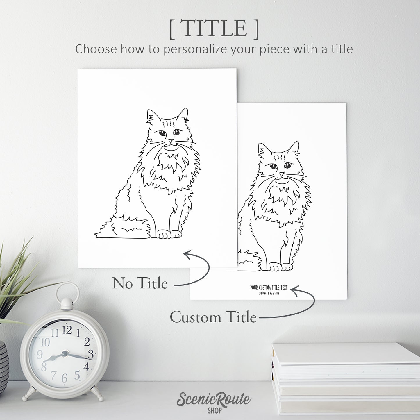 Norwegian Forest Cat Art Print