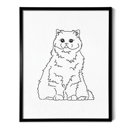 Persian Cat Art Print