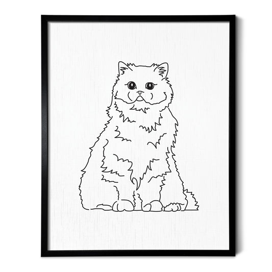 Persian Cat Art Print