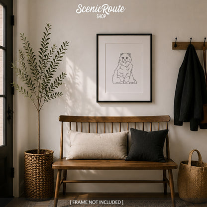 Persian Cat Art Print