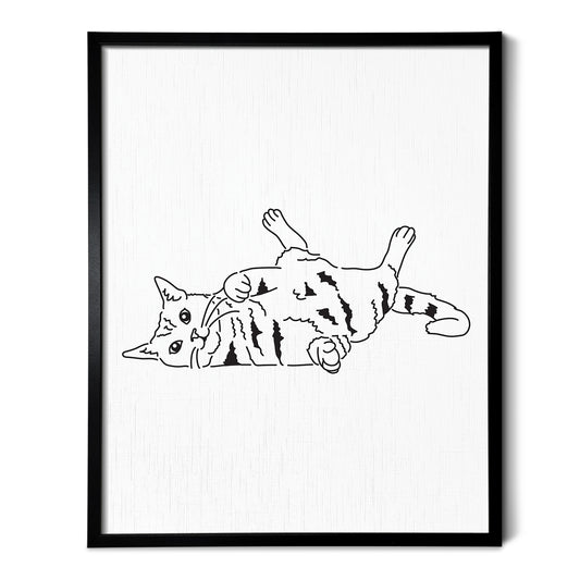 Playful Cat Art Print