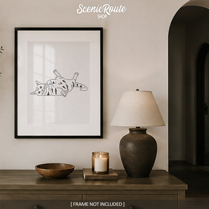 Playful Cat Art Print