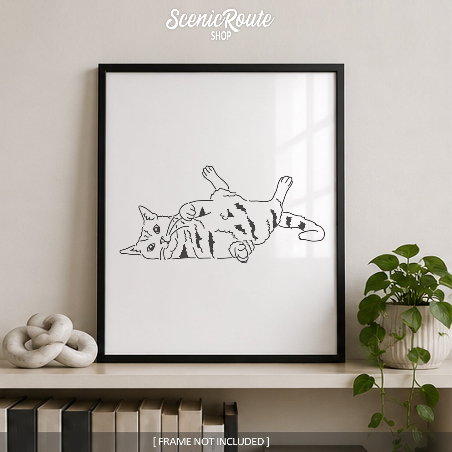 Playful Cat Art Print