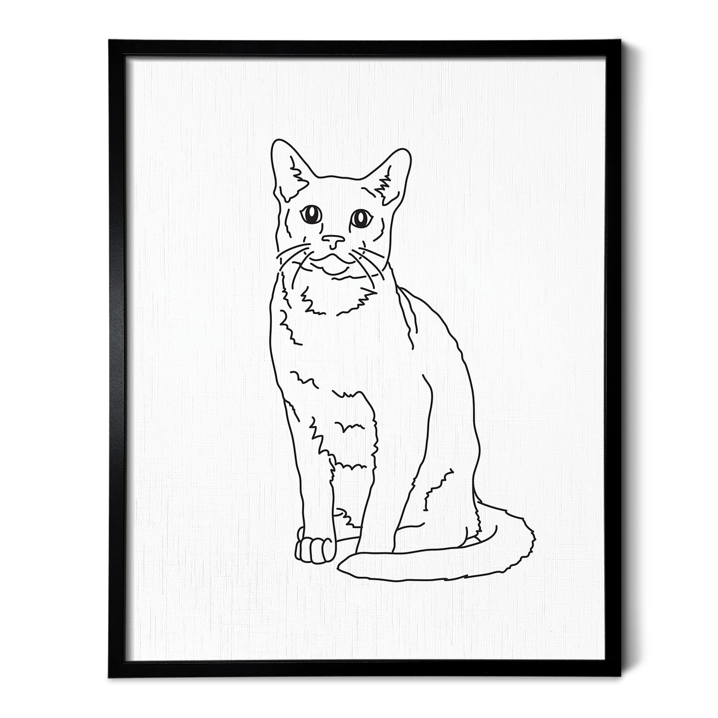 Russian Blue Cat Art Print