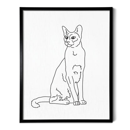 Siamese Cat Art Print