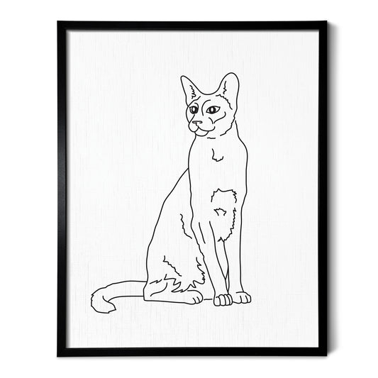 Siamese Cat Art Print