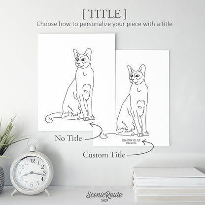 Siamese Cat Art Print