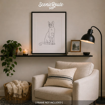 Siamese Cat Art Print