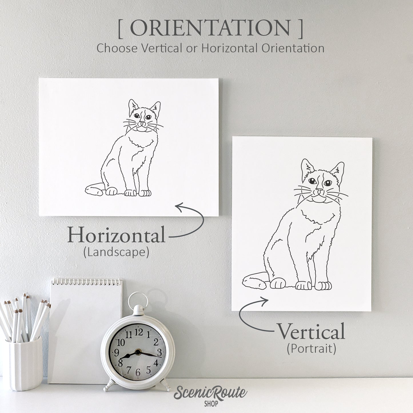 Snowshoe Cat Art Print
