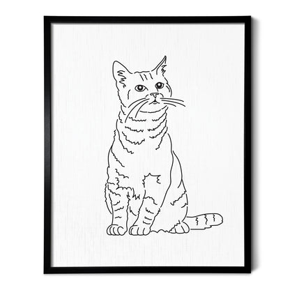 Tabby Cat Art Print