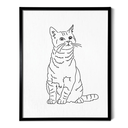 Tabby Cat Art Print