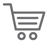 a graphic of a shopping cart