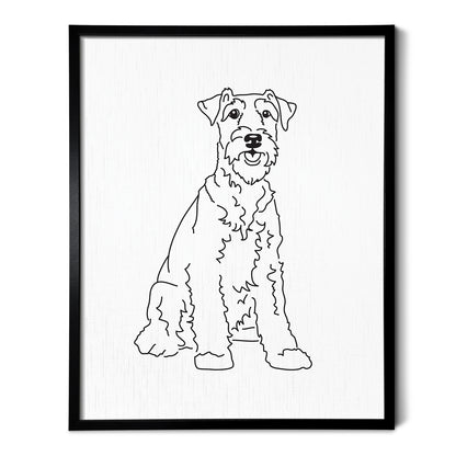 Airedale Art Print