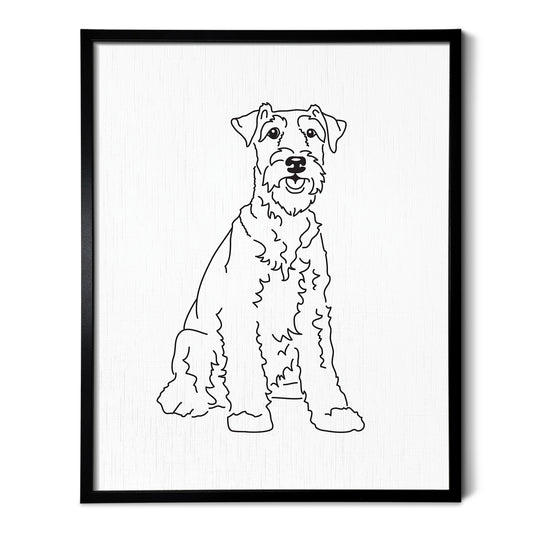 Airedale Art Print