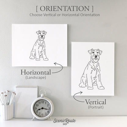 Airedale Art Print