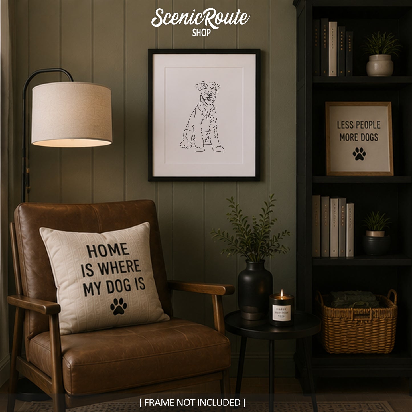 Airedale Art Print