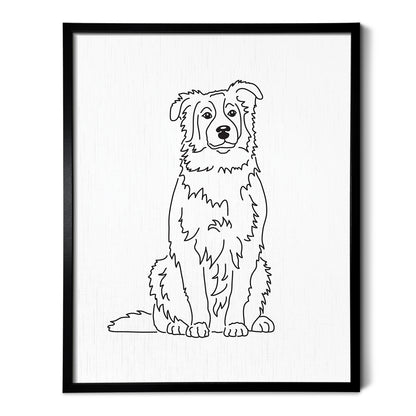 Australian Shepherd Art Print