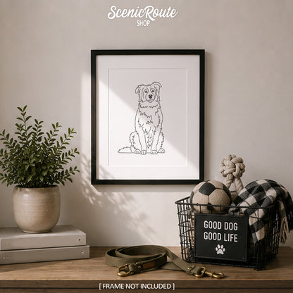 Australian Shepherd Art Print