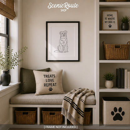 Australian Shepherd Art Print
