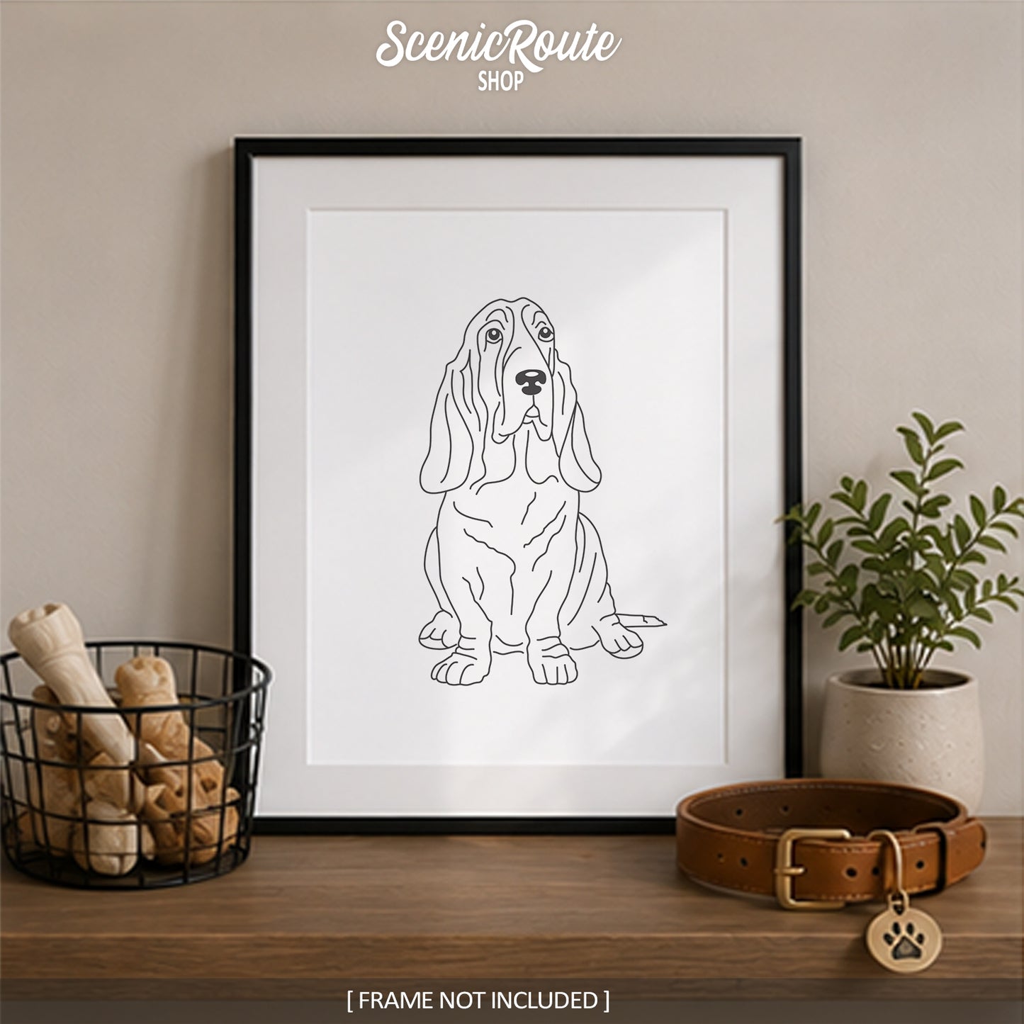 Basset Hound Art Print