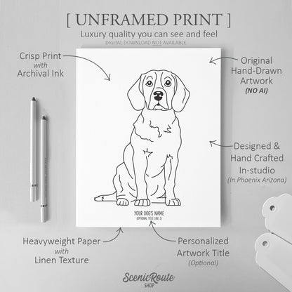 Beagle Art Print