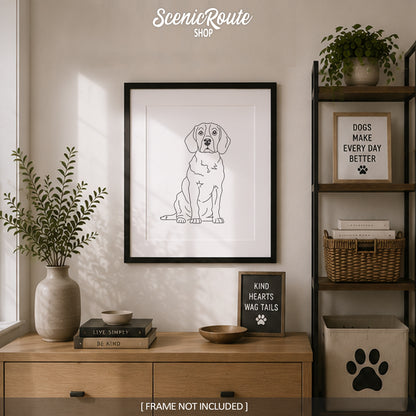 Beagle Art Print