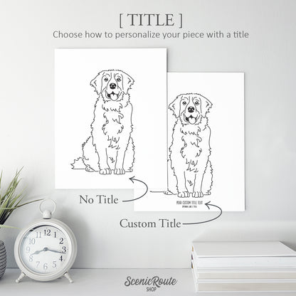 Bernese Mountain Dog Art Print