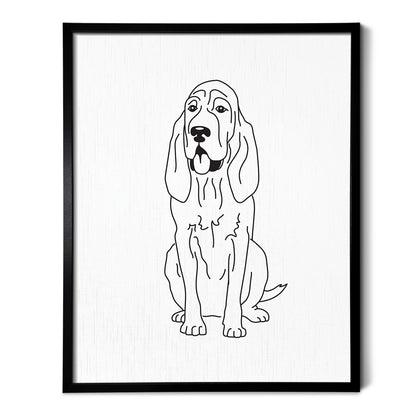 Bloodhound Art Print
