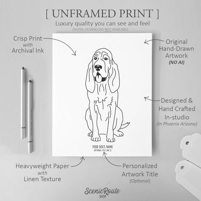Bloodhound Art Print